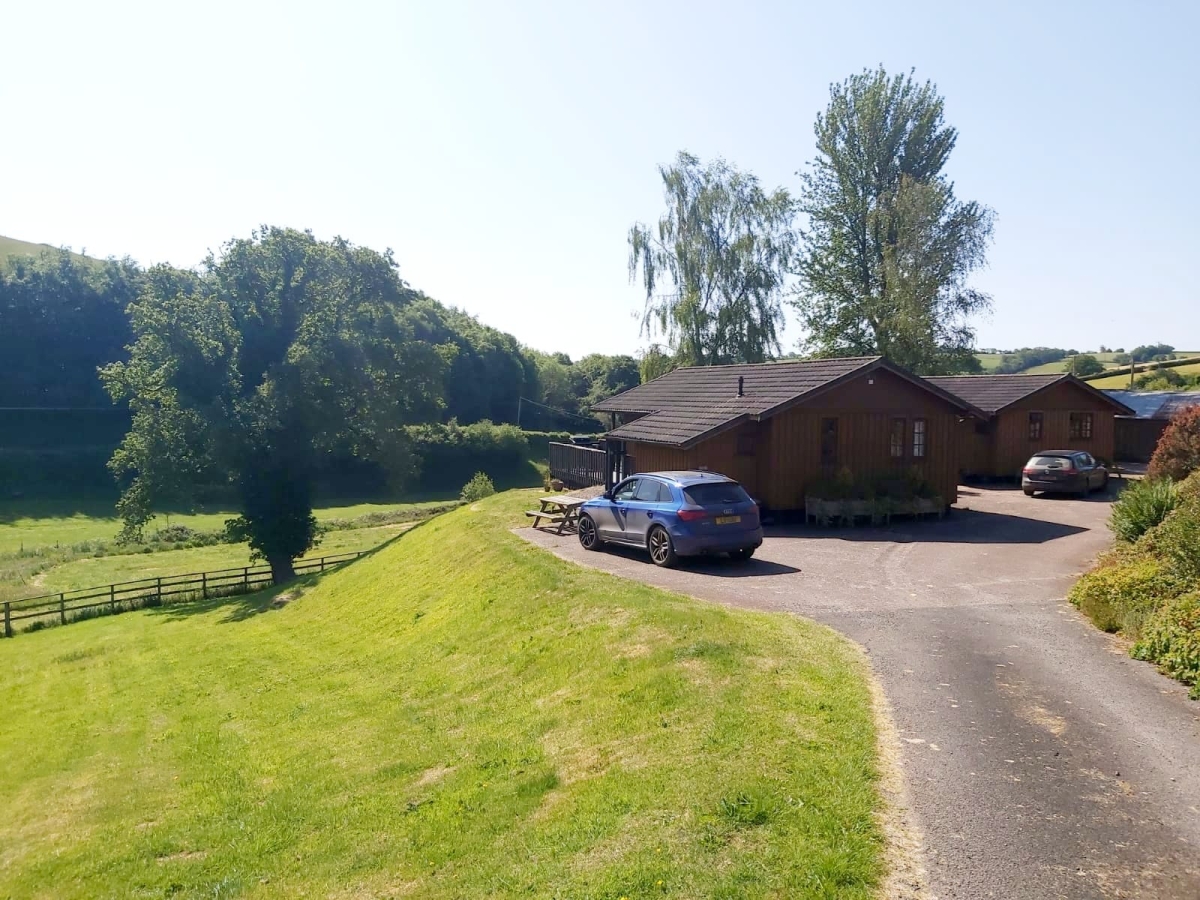 Pine and Primrose lodges entrance